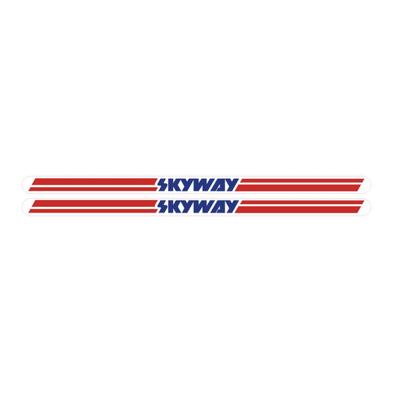 Skyway logo - Flight crank decal set