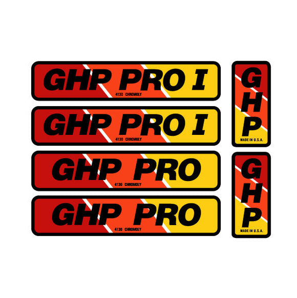 GHP - GHP PRO I decal set
