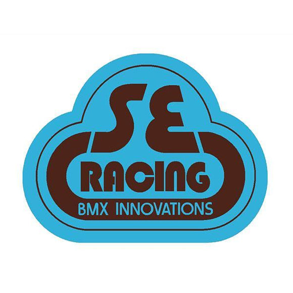 SE Racing - 1st gen. head tube decal - blue/brown