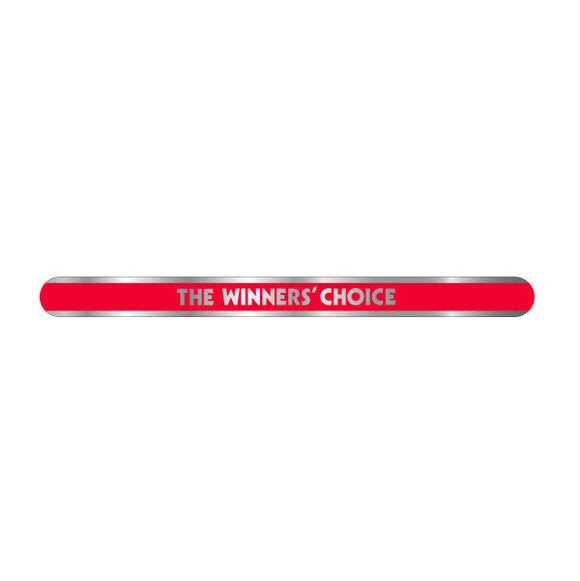 Mongoose - Winners choice RED - seat clamp decal
