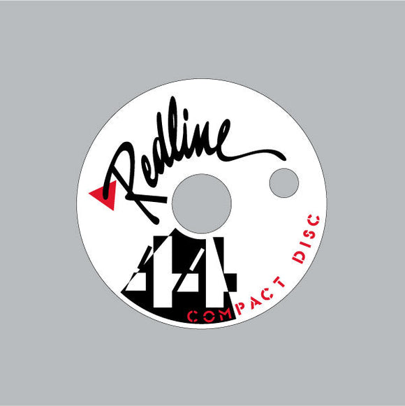 Redline - Compact Disc 80's WHITE chainwheel decal