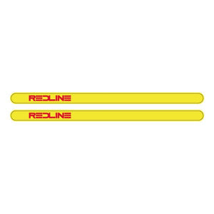 Redline Gen 3 Yellow with red logo - Flight crank decal set