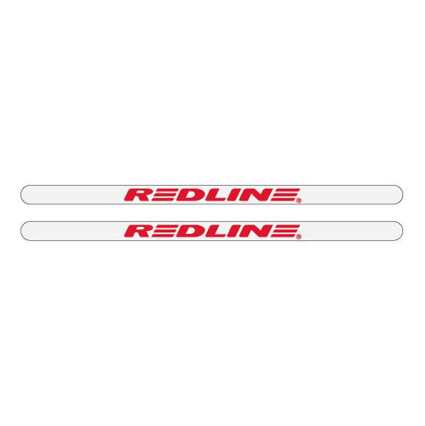 Redline Gen 3 Flight Crank Decal Set – Teal With Yellow Triangle, Vintage BMX Style