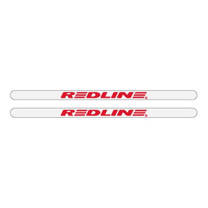 Redline Gen 5 White with red logo - Flight crank decal set