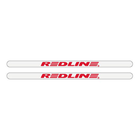 Redline Gen 5 White with red logo - Flight crank decal set