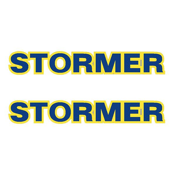 CYC - STORMER blue down tube decals