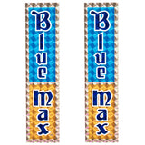 1980-81 Blue Max Blue/Gold Prism Decal set