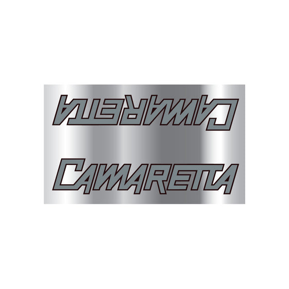 CW - Cameretta down tube decal - chrome