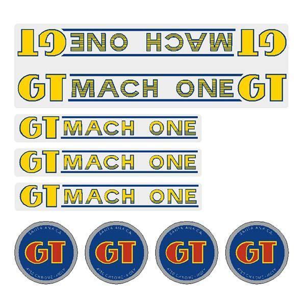 2006 GT BMX - Mach One PRO - for black frame Clear decal set | BMX