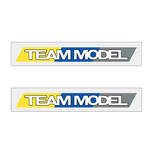 1987 GT BMX - TEAM MODEL - Clear - chain stay decal set