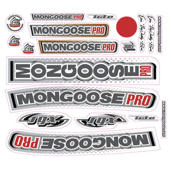 2000 Mongoose - PRO SGX - Decal set