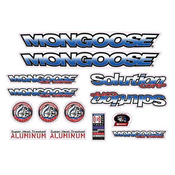 1996 Mongoose - Solution Comp Decal set