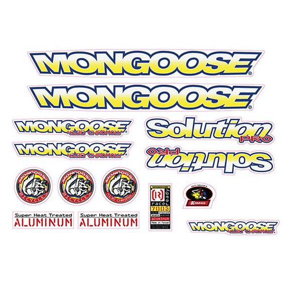 1996 Mongoose - Solution Pro Decal set