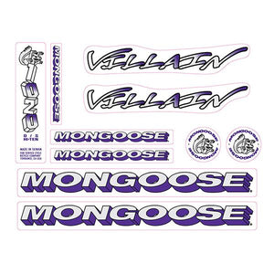 1996 Mongoose - Villain Decal set