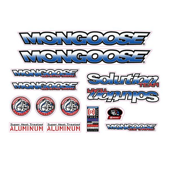 1997 Mongoose - Solution TEAM - Decal set