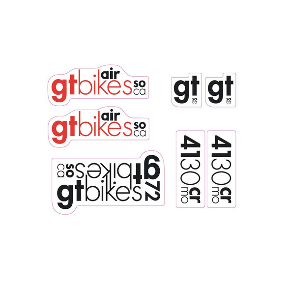 2009 GT BMX - Air - for white frame - on clear