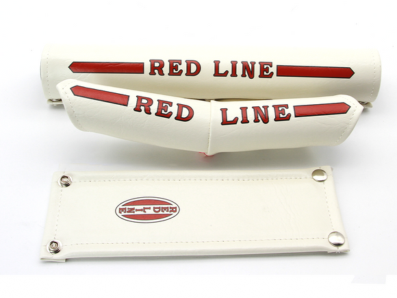 Redline -  Gen 1 V-Bar vinyl pad set white