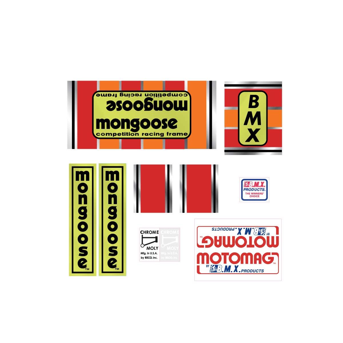 Mongoose Decals | BMX Products USA