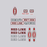 1979-80 Redline MX-II early font decal set