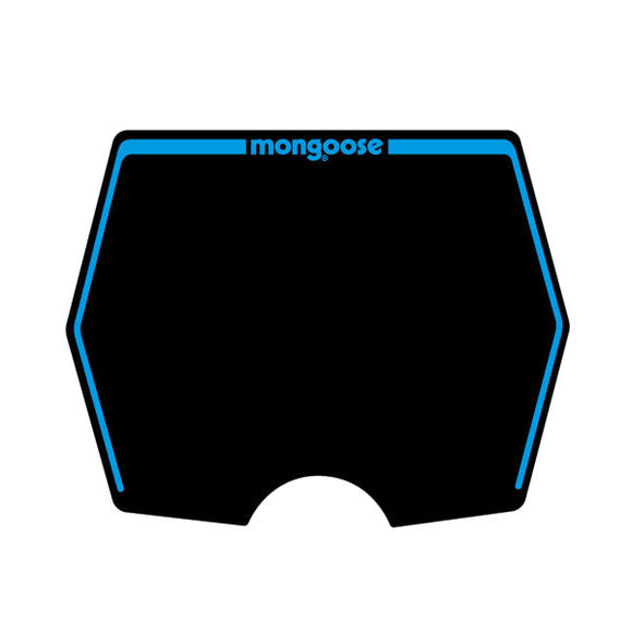 1982-1983 Mongoose - plate decal only - Black with Blue print