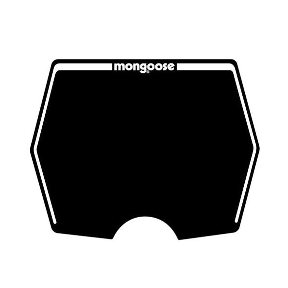1982-1983 Mongoose - plate decal only - Black with White print