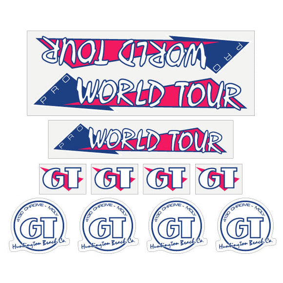 1986 GT BMX PRO World Tour - magenta and blue 