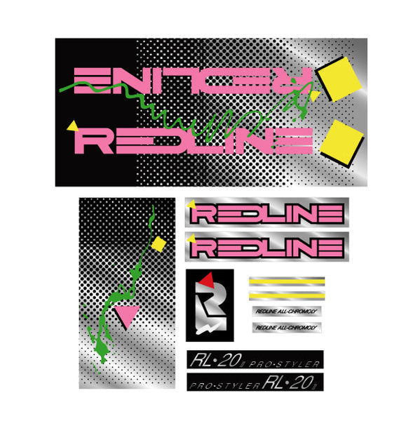 1987 Redline - RL20II Pro Styler - Decal set | BMX Products USA