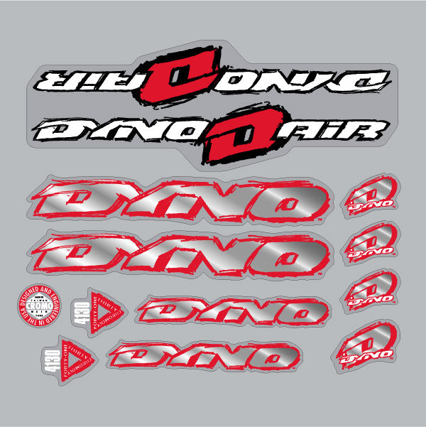 1993 DYNO - AIR decal set - for purple frame | BMX Products USA