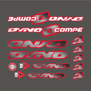 1993 DYNO - COMPE decal set for Purple frame