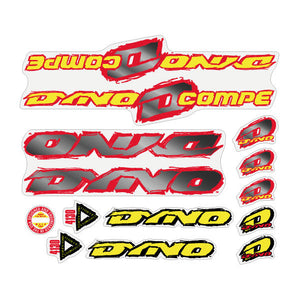 1993 DYNO - COMPE decal set for black frame