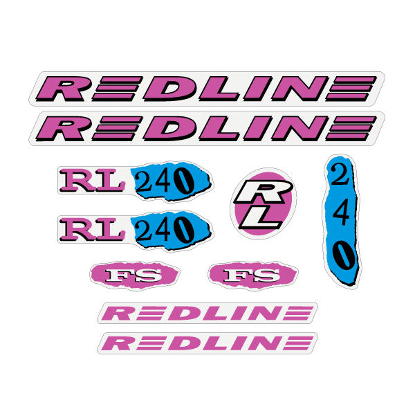 1993 Redline - 1993 - RL240 - Blue with Black Decal set | BMX Products USA
