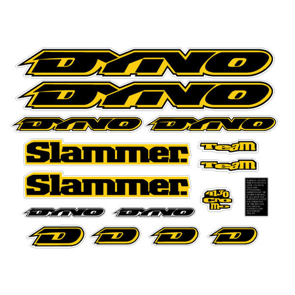1994 DYNO - Slammer on clear decal set