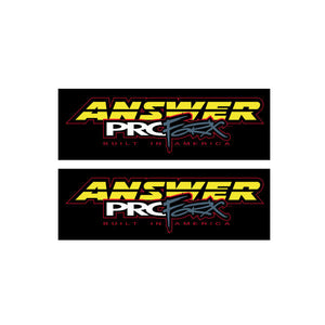 Answer - Pro Forx fork decal set in Black, Yellow, Silver & Red