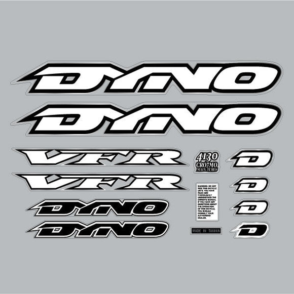 1995 DYNO - VFR decal set for Red frame