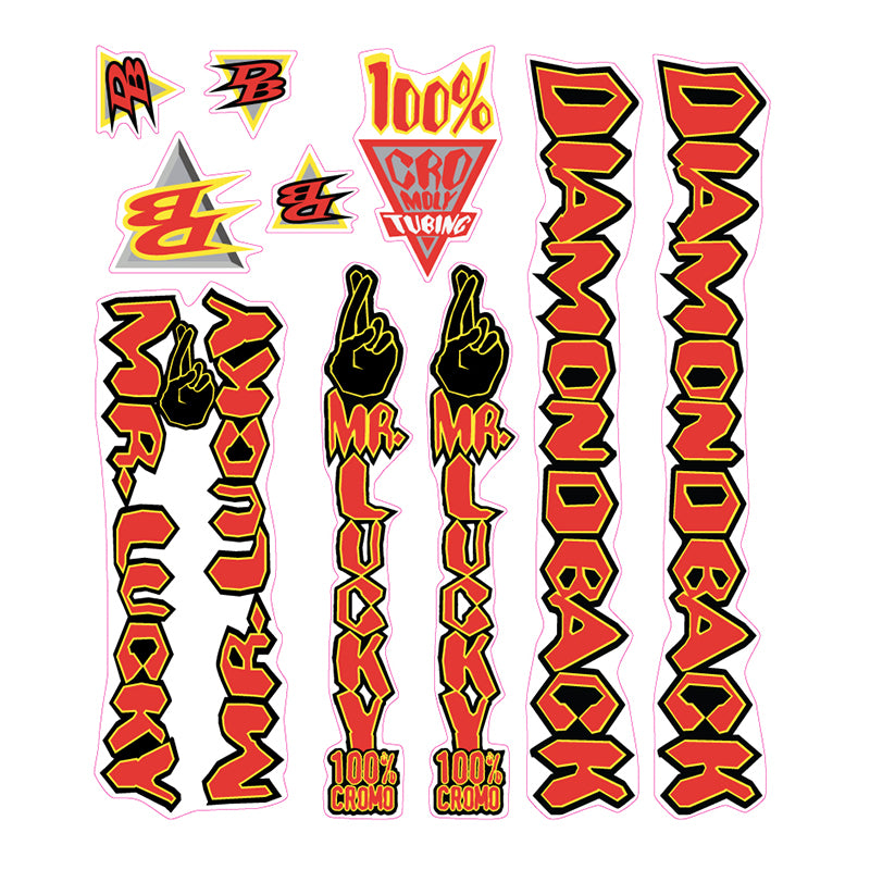 1998 Diamond Back - MR Lucky decal set | BMX Products USA