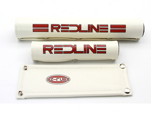 Redline -  Gen 2 Straight bar vinyl pad set white