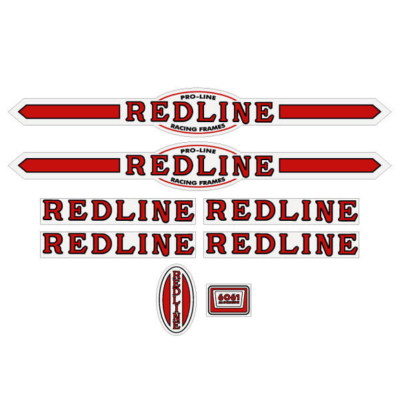 2019 Redline - Squareback decal set - for white frame