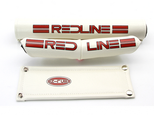 Redline REDLINE Gen 2 V Bar vinyl pad set white BMX Products USA