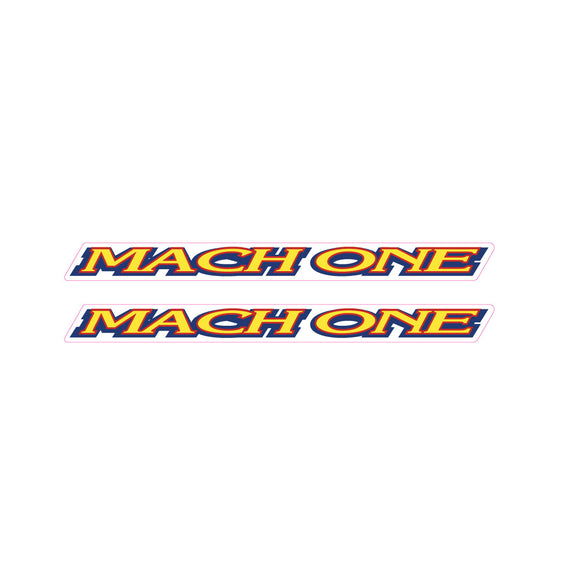 1997 GT BMX - Mach One - top tube decals