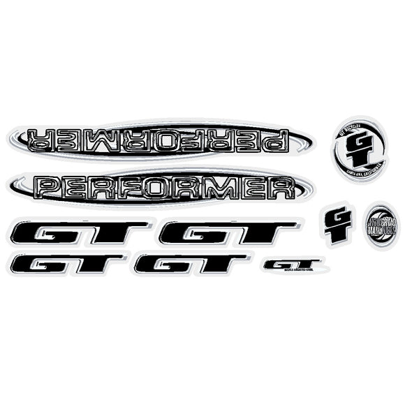 1999 GT BMX - Performer - for rainbow black frame decal set