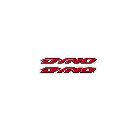DYNO - 90's Bar end 100mm decals - red