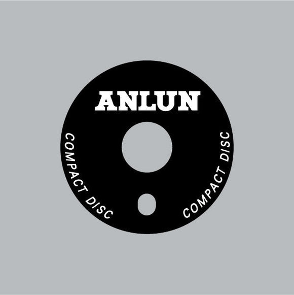 Anlun -  Compact Disc decal in  Black