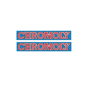 1980-81 Diamond Back - CHROMOLY - blue - chain stay decals