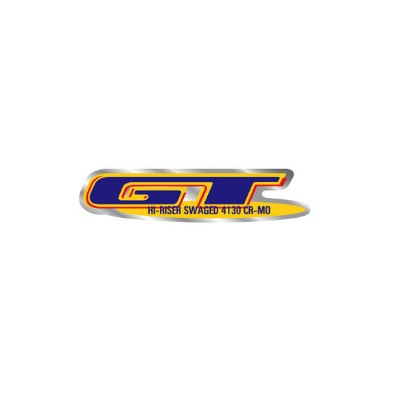 1999 GT BMX - Hi-Riser Swaged 4130 Cr-mo bar decal
