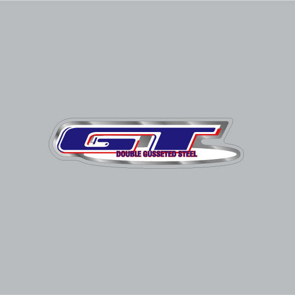 GT BMX -Double Gusseted Steel bar decal