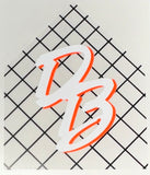1985 Diamond Back - Super Viper - for grey frame decal set - fluorescent red/orange