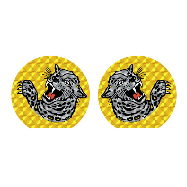 Jag Team Gusset decal set - GOLD & SILVER | BMX Products USA