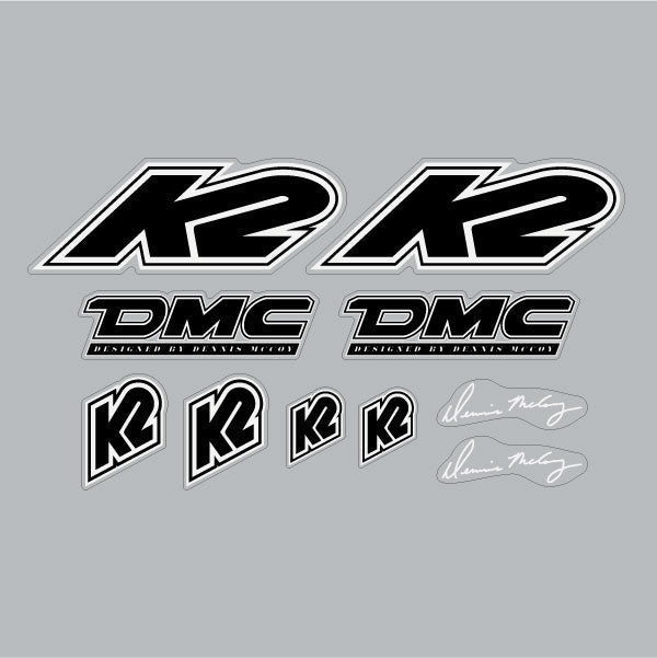 K2　ケーツー　ステッカー K2 - DMC decal set | BMX Products USA