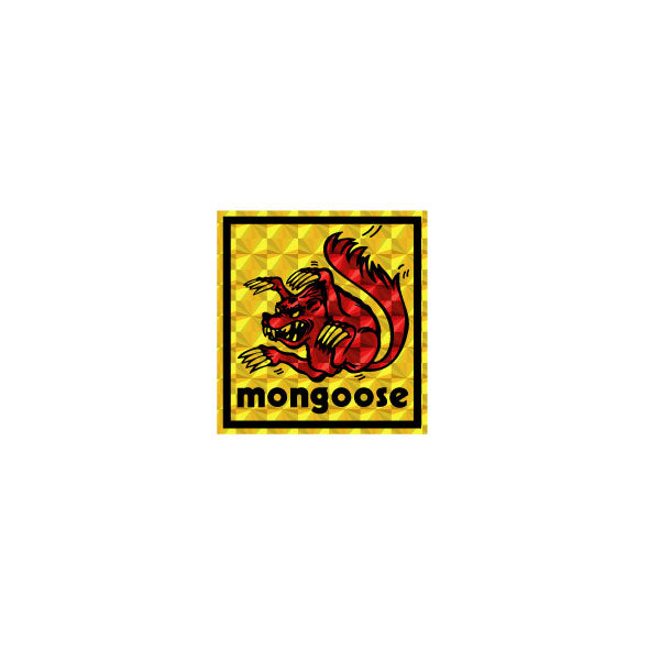 Mongoose - GOLD RED MAURICE PRISM decal | BMX Products USA