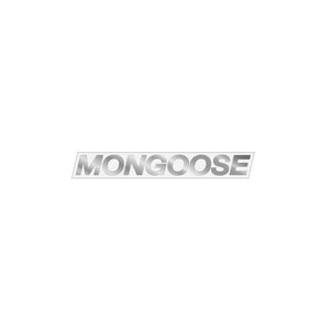 Mongoose - 90's SEAT REAR Chrome on clear decal